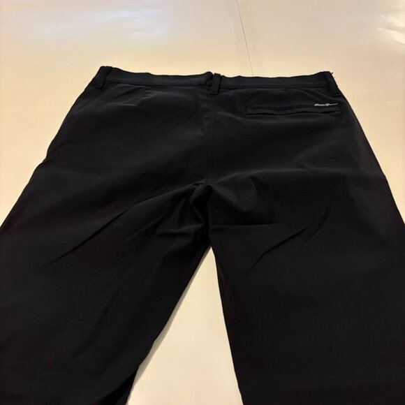 Eddie Bauer Takeoff Chino Pants Men's Black Stretch Hiking Outdoor - 35x32 - Picture 5 of 9